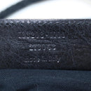 Balenciaga The First Hand Bag Leather 2way Black 103208 Auth am12679V-28