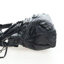 Balenciaga The First Hand Bag Leather 2way Black 103208 Auth am12679V-4
