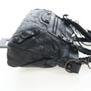 Balenciaga The First Hand Bag Leather 2way Black 103208 Auth am12679V-5