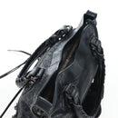 Balenciaga The First Hand Bag Leather 2way Black 103208 Auth am12679V-6