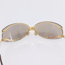 Cartier Rimless Sunglasses metal Brown Gold Auth am12681M-9