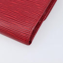 LOUIS VUITTON Epi Porte Tresor International Wallet Red M63387 LV Auth am12686V-15