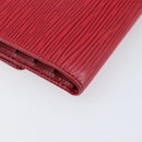 LOUIS VUITTON Epi Porte Tresor International Wallet Red M63387 LV Auth am12686V-16