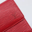 LOUIS VUITTON Epi Porte Tresor International Wallet Red M63387 LV Auth am12686V-17