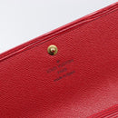 LOUIS VUITTON Epi Porte Tresor International Wallet Red M63387 LV Auth am12686V-8
