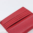 LOUIS VUITTON Epi Porte Tresor International Wallet Red M63387 LV Auth am12686V-20