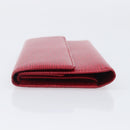 LOUIS VUITTON Epi Porte Tresor International Wallet Red M63387 LV Auth am12686V-4