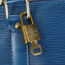 LOUIS VUITTON Epi Keepall 50 Boston Bag Blue M42965 LV Auth am12687V-15