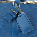 LOUIS VUITTON Epi Keepall 50 Boston Bag Blue M42965 LV Auth am12687V-16