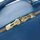 LOUIS VUITTON Epi Keepall 50 Boston Bag Blue M42965 LV Auth am12687V-17