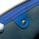LOUIS VUITTON Epi Keepall 50 Boston Bag Blue M42965 LV Auth am12687V-21