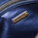 Miu Miu Matelasse Shoulder Hand Bag Leather Blue Gold RR1937 Auth am12690V-23