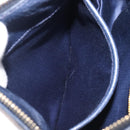 Miu Miu Matelasse Shoulder Hand Bag Leather Blue Gold RR1937 Auth am12690V-28