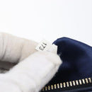 Miu Miu Matelasse Shoulder Hand Bag Leather Blue Gold RR1937 Auth am12690V-12