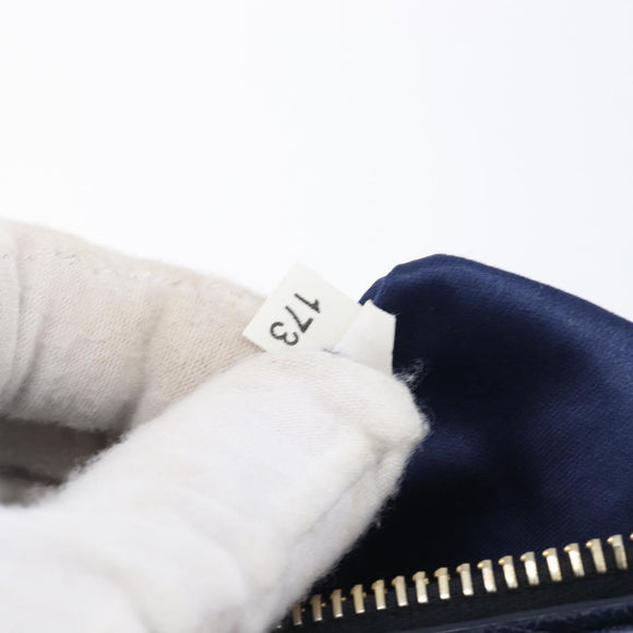 Miu Miu Matelasse Shoulder Hand Bag Leather Blue Gold RR1937 Auth am12690V