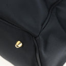 Burberrys Nova Check Boston Bag Nylon Black Gold Auth am12695A-14
