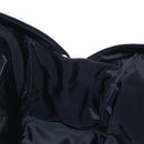 Burberrys Nova Check Boston Bag Nylon Black Gold Auth am12695A-19