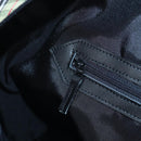 Burberrys Nova Check Boston Bag Nylon Black Gold Auth am12695A-21