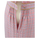 CHANEL No Sleeve Dress Tweed 36 Pink Gold CC Auth am12696M-11