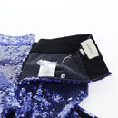 GUCCI Leggings Pants Sequin 42 Purple Auth am12697M-10