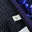GUCCI Leggings Pants Sequin 42 Purple Auth am12697M-12