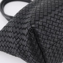 Bottega Veneta INTRECCIATO Cabas PM Hand Bag Leather Black 141498 Auth am12699V-14