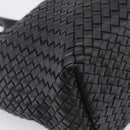 Bottega Veneta INTRECCIATO Cabas PM Hand Bag Leather Black 141498 Auth am12699V-16