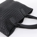 Bottega Veneta INTRECCIATO Cabas PM Hand Bag Leather Black 141498 Auth am12699V-6