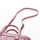 Miu Miu Hand Bag Leather 2way Pink Gold 5BA145 Auth am12700V-15