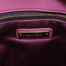 Miu Miu Hand Bag Leather 2way Pink Gold 5BA145 Auth am12700V-25