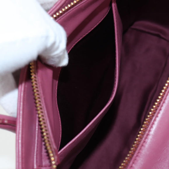 Miu Miu Hand Bag Leather 2way Pink Gold 5BA145 Auth am12700V