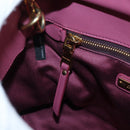 Miu Miu Hand Bag Leather 2way Pink Gold 5BA145 Auth am12700V-29