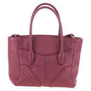 Miu Miu Hand Bag Leather 2way Pink Gold 5BA145 Auth am12700V-2