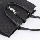 GUCCI GG Canvas Tote Bag Black Silver 002 1064 Auth am12702A-6
