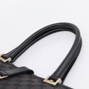 GUCCI GG Canvas Tote Bag Black Silver 002 1064 Auth am12702A-8