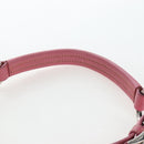 PRADA Shoulder Bag Raffia Beige Pink Silver Auth am12710V-15