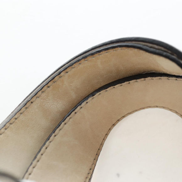 Chloe Kerala Hand Bag Leather White Gold Auth am12715V