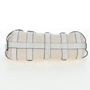 Chloe Kerala Hand Bag Leather White Gold Auth am12715V-11