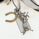 Chloe Kerala Hand Bag Leather White Gold Auth am12715V-16