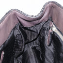 PRADA Hand Bag Leather Black Silver BN1235 Auth am12716A-25