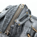 Chloe Paddington Hand Bag Leather Silver Gold Auth am12718V-19