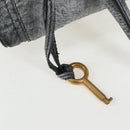 Chloe Paddington Hand Bag Leather Silver Gold Auth am12718V-10