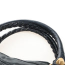 Balenciaga The Giant City Hand Bag Leather 2way Black Gold 173084 Auth am12719V-14