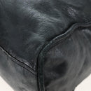 Balenciaga The Giant City Hand Bag Leather 2way Black Gold 173084 Auth am12719V-18