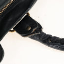 Balenciaga The Giant City Hand Bag Leather 2way Black Gold 173084 Auth am12719V-8