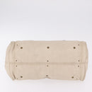 Chloe Paddington Hand Bag Leather Ivory Gold Silver Auth am12724V-7