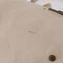 Chloe Paddington Hand Bag Leather Ivory Gold Silver Auth am12724V-18