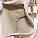 Chloe Paddington Hand Bag Leather Ivory Gold Silver Auth am12724V-29