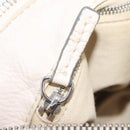Chloe Paddington Hand Bag Leather Ivory Gold Silver Auth am12724V-30