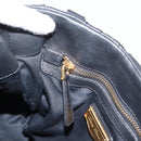 Miu Miu Matelasse Ready lock Hand Bag Leather Black Gold RN0473 Auth am12728M-24